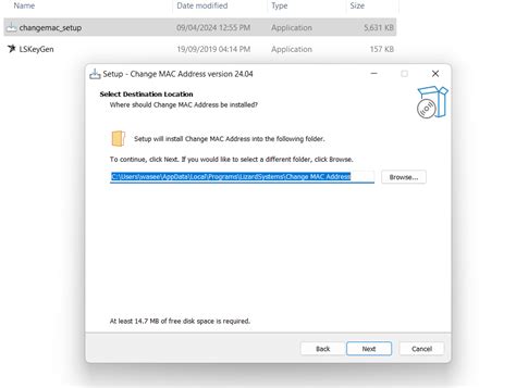 LizardSystems Change MAC Address